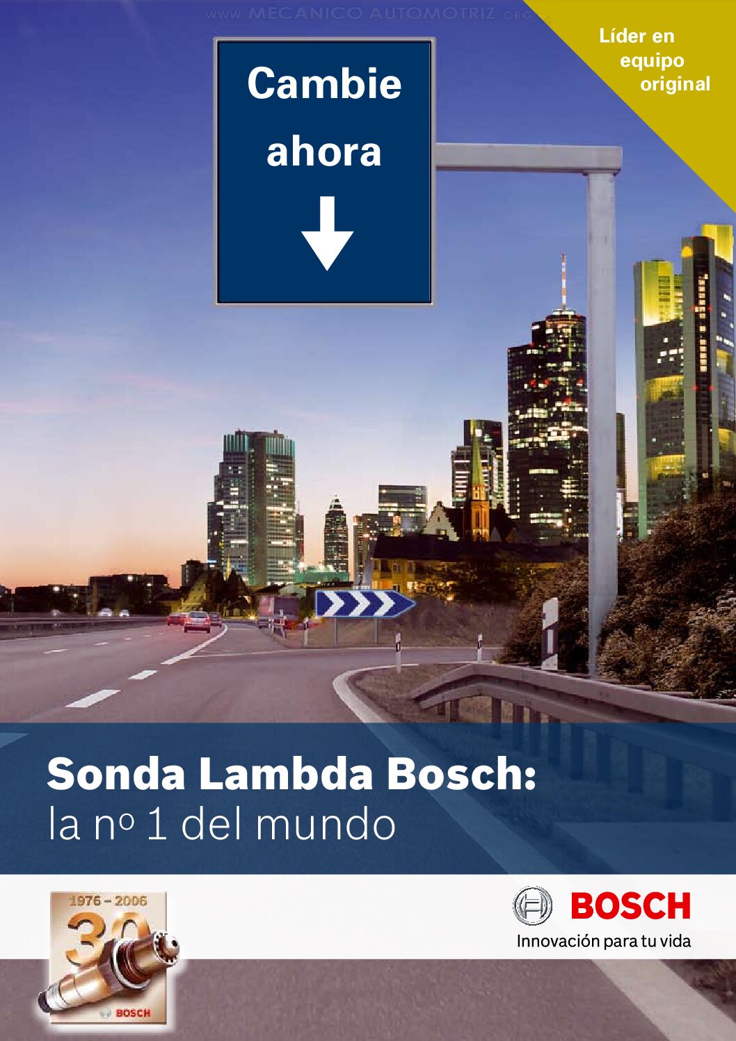 Portada de Sonda Lambda · Bosch Auto Parts